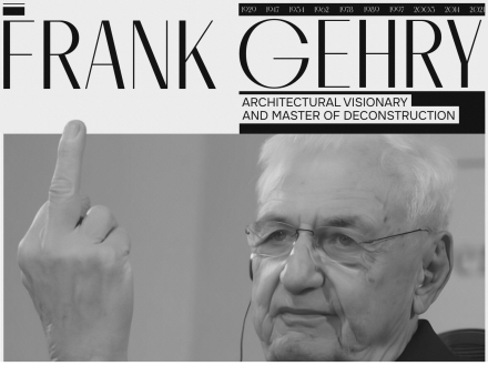 The architect Frank Gehry